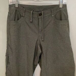 Kuhl shorts, grey, size 6, nylon & polyester.